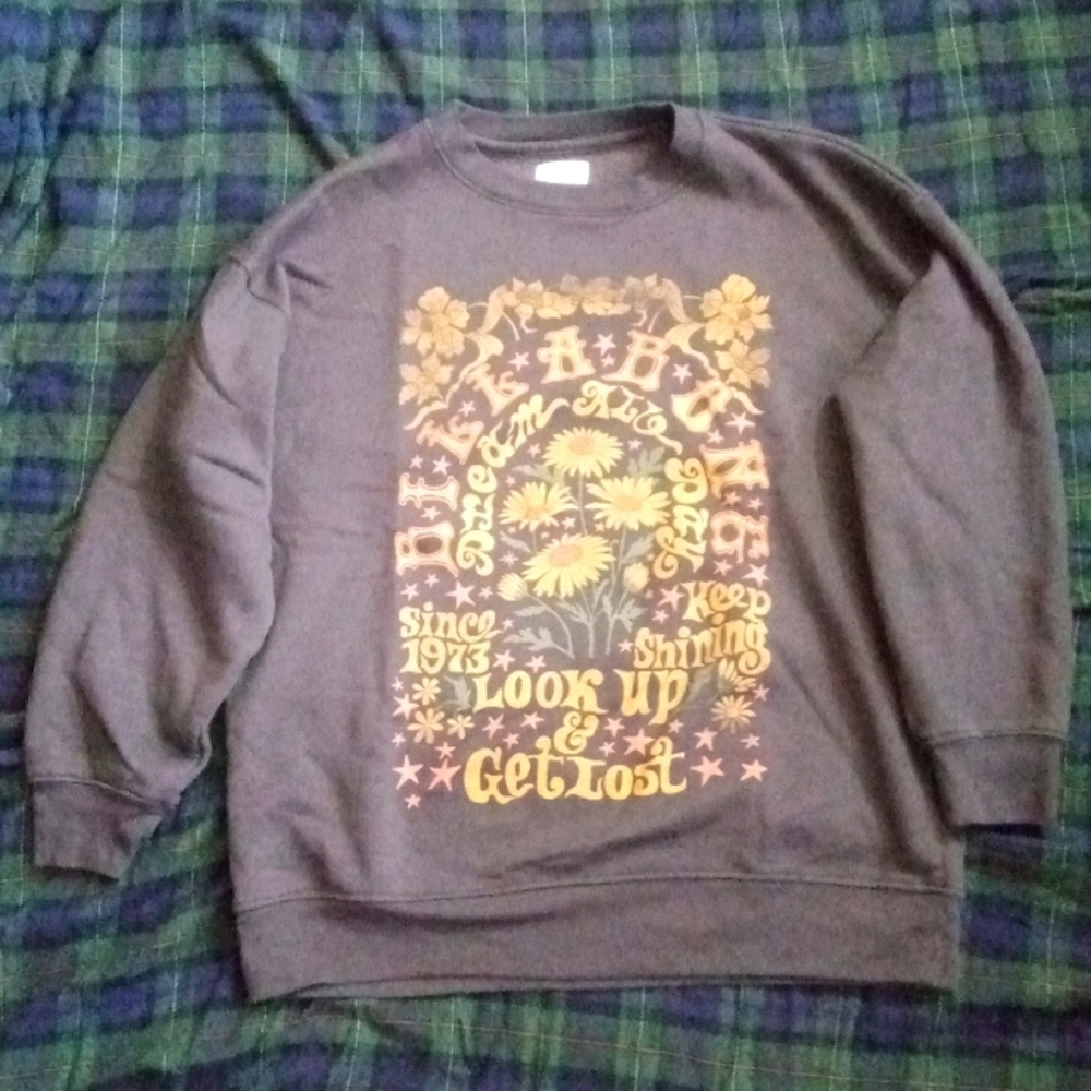 Billabong Cotton Graphic Crewneck Sweatshirt